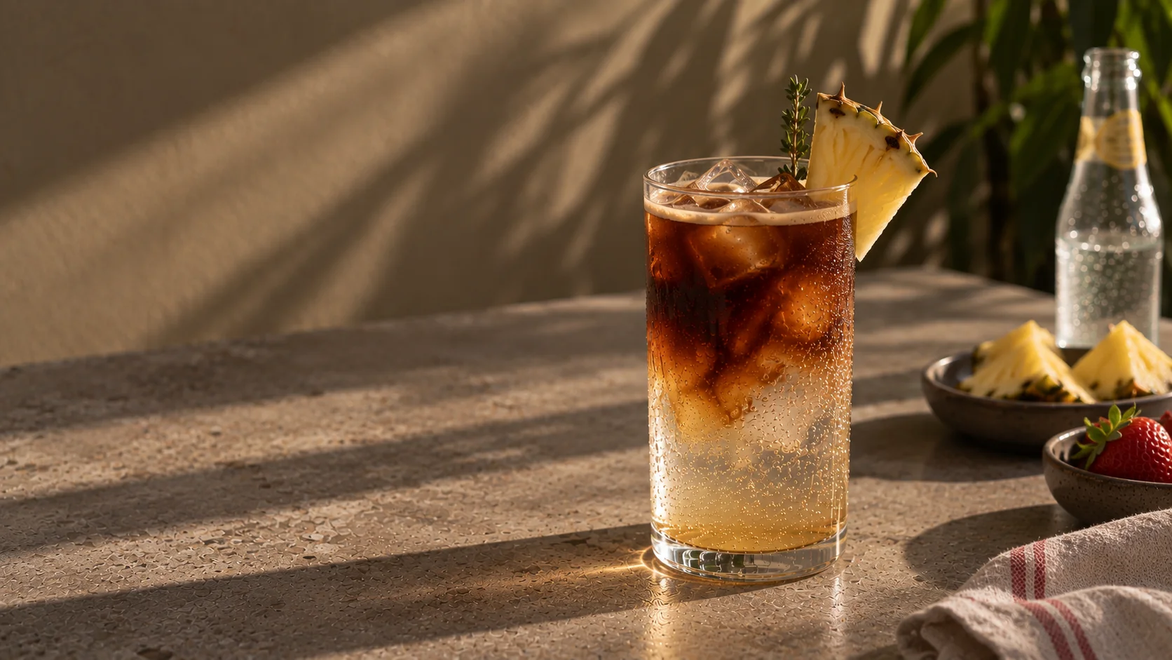 Pineapple Berry Espresso Tonic